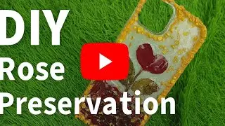 🔱 Rose preservation in phone case 🌹#resin #yt #subscribe #like #share #comment #phonecase #preserves