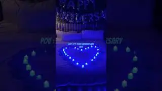 When my client&rsquo; booked a Romantic Room Setup #datenight #hotelservice #coupleshorts  #couplegoals