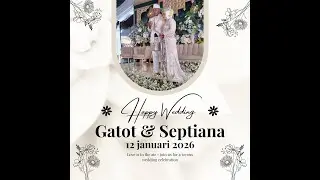 Part 1,WEDDING DAY - GATOT SUBROTO & SETIYAN IKA WAHYUNI - Wonomulyo, Genilangit, Poncol, Magetan