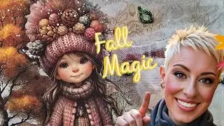 СЕКРЕТ ИДЕАЛЬНОГО осеннего коллажа с тыквами и листьями 🍂✨