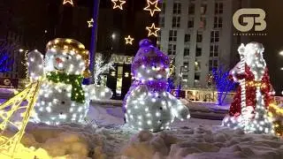 Святкова ілюмінація житлового комплексу Paradise Avenue  