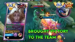 WTF!! Global Top Johnson,Brought Victory To The Team❗ BEST BUILD FOR LANCELOT - MLBB