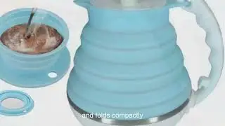 space saving foldable electric kettles for modern office kitchens Chinese Wholesaler