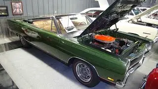 1969 Plymouth GTX Hemi convertible from the Bob Marvin Collection at The Shed in Warroad, MN.