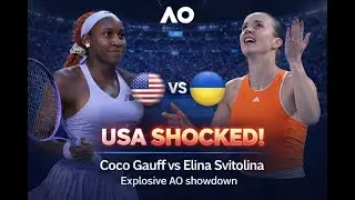 USA STUNNED! Coco Gauff&rsquo;s Epic Australian Open Quarterfinal Clash vs Ukraine&rsquo;s Star Elina Svitolina
