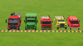 🚑Epic Police Car & Ambulance Transport in FS22! | Emergency Vehicle Simulator | Farming Simulator 22