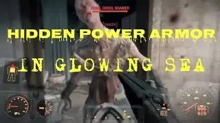 FALLOUT 4- SECRET POWER ARMOR LOCATION + EXPLORING THE GLOWING SEA