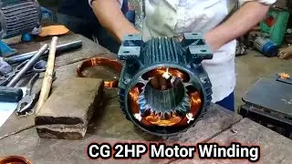 CG 2HP Motor (1410RPM) Winding | 3 Phase Induction Motor #motor 