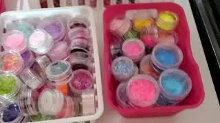 Glitter Collection Storage / Alex Unit 😍Re-Organizing and Updating🤗