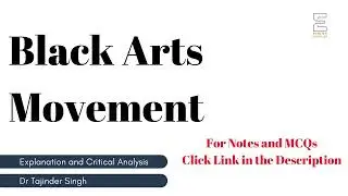 Black Arts Movement | Literary Terms | UGC NET NTA PGT TGT English