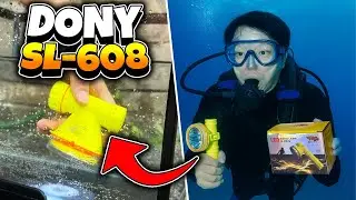 SENTER KEPALA SELAM TERBARU DARI DONY SL-608 - 20 WATT TAHAN AIR KEDALAMAN 5 METER
