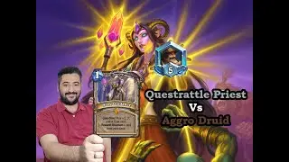(Hearthstone) Questrattle Priest Vs Aggro Druid! Fractured in Alterac Valley! Rank in Diamond 5!
