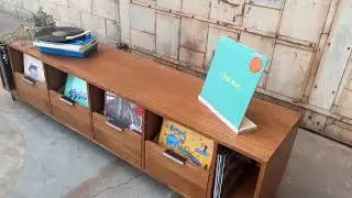 What a Custom Record Storage Cabinet Looks Like