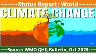 Climate Change | State of GHG Emissions WMO Report Oct 2025 | CO2 turbocharging Warming #upscexam