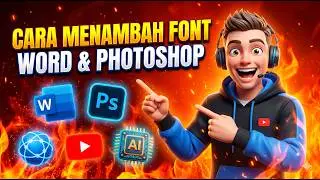 CARA MENAMBAH FONT DI WORD DAN PHOTOSHOP SESUAI SELERA