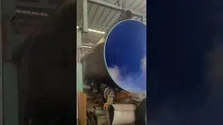 FBE Coating on large diameter pipe