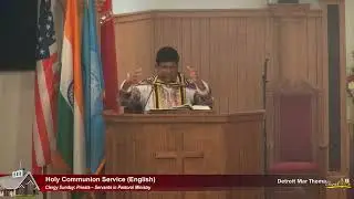 Priests &ndash; Servants in Pastoral Ministry (Rev. Santhosh Varughese)