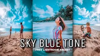 Sky Blue Preset - Lightroom Mobile Preset Free Download