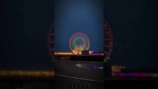 Blackpool Central Pier Big Wheel with illumination colours #blackpool #illumination #bigwheel