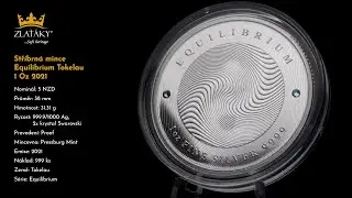 Stř&iacute;brn&aacute; mince Equilibrium Tokelau 1 Oz 2021