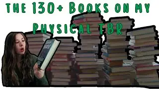 my complete physical tbr list l 130+ book haul (multiple genres)