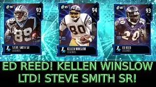 FULL LEGENDS! ED REED, STEVE SMITH SR! LTD KELLEN WINSLOW! - Madden 19 Pack Opening