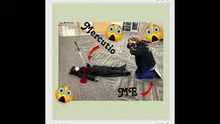Pranking Mercutio with fake sword prank (GONE WRONG got 💀ed!!🥺😢😳)