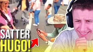 😳😱FU&szlig;FETISCH!? - ALTER MANN MACHT FOTO von F&Uuml;&szlig;EN! | Satter Hugo Reaktion