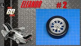 ⌚Construye el Mustang Shelby GT500 Eleanor | 60 segundos - #2 | Llanta delantera