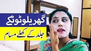 Home Remedies for Oily and Dry Skin Pores | Saba Vlogs