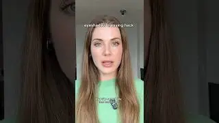 eyeshadow creasing hack