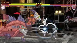 [Mugen GAME] Riesbyfe Stridberg & Evil Ryu VS Dragon Tank