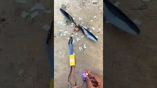 Thrust Testing of a BLDC Motor with Two-Blade Propeller