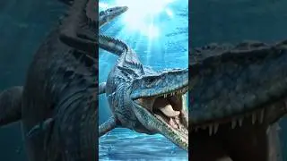 Uncovering the Ancient Sea Monster: The Mighty Mosasaur! #shark #megalodon #shorts #ocean #ancient