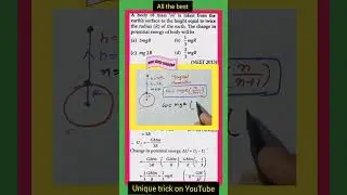 Gravitation Shocking short cut solutions for neet physics problems | physics cheat codes | #shorts