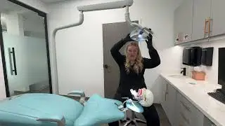 Position the Dental Overhead Light