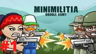MINI MILITIA GAMEPLAY # 1| FIRST MATCH | ANDROID GAME | HODU GAMING |