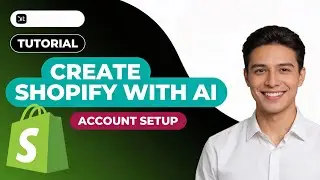How to create and set up a Shopify account with AI.