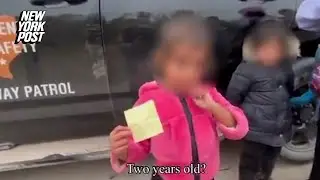 2-year-old migrant girl picked up at border tells cops she&rsquo;s come to US alone to find her parents
