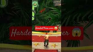 Hardest turn ever 😱|#shorts #templerun2 #gaming #endlessrunner #shortsfeed
