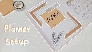 PLAN WITH ME | March 2021 Bullet Journal Setup | Minimal & Simple Planner