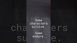 And endurance leaves marks.  #QuietCharacters #TraumaFiction