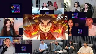 Demon Slayer Season Mugen Train Arc Episode 01 | Reaction Mashup #anime #demonslayer #animemashup