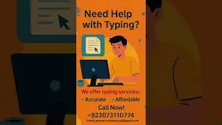 ✨ Fast & Accurate Typing Services | Professional Typing in MS Word (Order Now)