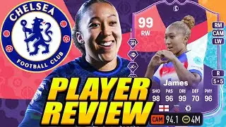 🏅 99 EURO WINNER GLORY JAMES PLAYER REVIEW! 99 LAUREN JAMES REVIEW! 99 PATH TO GLORY JAMES REVIEW!