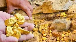 Gold Rush! Digging for a large Gold Nugget at Mountain worth Million $$