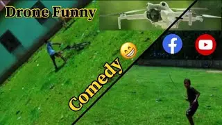 Drone shot funny 🤣 video || villages boy comedy | prank || Free mind 07 || #funny #comedy #prank