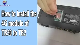 Как установить модуль Novastar 4G от TB30 на передающую приставку TB2?