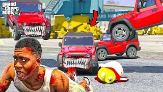 GTA 5 : Franklin & Shinchan's New Car Is A Cursed Killer Car GTA 5! SK Plays
