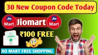 Jiomart Coupon Code Today | Jiomart 100 Free Shopping | Jiomart 100 off coupon | Jiomart offer today
